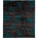 120 W in Rug - Isabelline One-of-a-Kind Colleton Hand-Knotted Tibetan Blue/Black 10' Square Wool Area Rug Wool | Wayfair