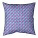 Latitude Run® Avicia Retro Diamonds Square Pillow Cover & Insert Polyester in Blue/Indigo | 14 H x 1 D in | Wayfair