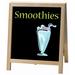 Symple Stuff Free Standing Chalkboard Wood in Brown | Wayfair TA-1P