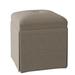 Fairfield Chair Linden 19" Wide Square Storage Ottoman Polyester in Brown | 21 H x 19 W x 19 D in | Wayfair 1673-22_3152 72_Hazelnut