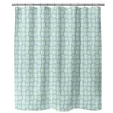 Wade Logan® Asad Geometric Single Shower Curtain Polyester in Green/Blue | 72 H x 70 W in | Wayfair 872A91D7CBCF4511A6D86AB6D0122BC3