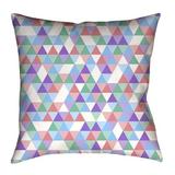 Latitude Run® Avicia Geometric Throw Pillow Polyester/Polyfill blend in Pink | 28 H x 28 W x 9.5 D in | Wayfair 1CBC9604CF164194B3713D4008050C6A