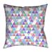 Latitude Run® Avicia Geometric Throw Pillow Polyester/Polyfill blend in Pink | 28 H x 28 W x 9.5 D in | Wayfair 1CBC9604CF164194B3713D4008050C6A