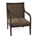 Armchair - Fairfield Chair Gilbert 25" Wide Armchair Polyester/Other Performance Fabrics in Gray/Brown | 36 H x 25 W x 26.5 D in | Wayfair