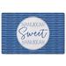 Blue 1 x 18 W in Kitchen Mat - The Holiday Aisle® Garris Sweet Kitchen Mat Synthetics | 1 H x 18 W in | Wayfair 20BE4F5148DE4C2E9613FFFAC13B2E44