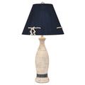 Highland Dunes Wille 30.5" Table Lamp Stone in Blue/Brown/Gray | 30.5 H x 15 W x 15 D in | Wayfair 14-B7C