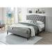 Red Barrel Studio® Lakeville Tufted Low Profile Platform Bed Upholstered/Polyester in Gray | 46 H x 64.5 W x 85 D in | Wayfair