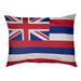 Tucker Murphy Pet™ Burien Honolulu Flag Designer Pillow Fleece, Polyester in Red | 9.5 H x 29.5 W x 19.5 D in | Wayfair