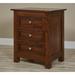 Darby Home Co Bump 3 - Drawer Nightstand Wood in Brown | 30 H x 26 W x 18.5 D in | Wayfair F09FE7D562C04ED6B691B8DD357BA2AA