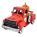 The Holiday Aisle® Small Pumpkin Truck Metal in Red | 9.25 H x 8.5 W x 18 D in | Wayfair 44545515D2C744A68D383AB8D60AFBE1