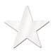 The Party Aisle™ Jumbo Foil Star Cutout in White | 9 H x 9 W in | Wayfair F8436CF02D0341E995186E30E95B4CDD