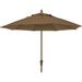 Arlmont & Co. Maria 7.5' Market Umbrella Metal in Brown | Wayfair 7C201CAC8BB94D49A0DDEF8EEBC3A58C