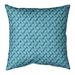 Latitude Run® Avicia Retro Diamonds Indoor/Outdoor Throw Pillow Polyester/Polyfill blend in Blue | 16 H x 16 W x 3 D in | Wayfair