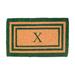 Charlton Home® Stansfield Handmade Rectangle Monogram Outdoor Door Mat Coir | Rectangle 2'6" x 4' | Wayfair B738D6E142C3415ABEF1CED1FBD98506