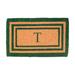 Charlton Home® Stansfield Handmade Rectangle Monogram Outdoor Door Mat Coir | Rectangle 2'6" x 4' | Wayfair CC8CC58E6A0D4F0DA93F8AD797A1240D