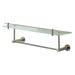 Symple Stuff Gaeta Wall Shelf Glass in Gray | 6.25 H x 23.63 W x 5.75 D in | Wayfair B997AE55F0C349E599E9E3E3410989F1