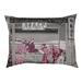 Tucker Murphy Pet™ Burkart Yoshida at Tokaido Dog Pillow Polyester/Fleece in Pink/Gray/Brown | 4 H x 42.5 W x 32.5 D in | Wayfair