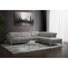 Gray Reclining Sectional - Orren Ellis Melin 61.25" Wide Reclining Corner Sectional Leather Match/Genuine Leather | Wayfair