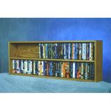 Rebrilliant 176 DVD Multimedia Tabletop Storage Rack Wood in Brown | 18 H x 52 W x 6.75 D in | Wayfair CD34D3EA73C74D3EB90E438F1156C63B