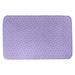 Latitude Run® Avicia Katelyn Elizabeth Lattice Rectangle Non-Slip Bath Rug Memory Foam in Indigo | 17" W x 24" L | Wayfair