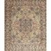 Gray/White 72 x 48 W in Indoor Area Rug - Bloomsbury Market Traditional Beige/Gray Area Rug Polyester/Wool | 72 H x 48 W in | Wayfair