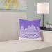 Latitude Run® Avicia Throw Pillow Polyester/Polyfill blend in Indigo | 14 H x 14 W x 3 D in | Wayfair 17D54347D6CF45AF9710635C821D0880