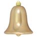 The Holiday Aisle® (180mm) Ornament Commercial Grade Shatterproof Plastic Bell Ornament Plastic in Yellow | 9 H x 9 W x 9 D in | Wayfair