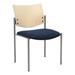 KFI Studios Evolve Evolve Guest Chair Vinyl/Wood/Metal in Gray/Blue/Brown | 31.5 H x 19 W x 18.5 D in | Wayfair 1310SL-SP22-2310