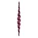 The Holiday Aisle® Shiny Spiral Icicle Christmas Ornament Plastic in Red | 14.6 H x 1.58 W x 1.58 D in | Wayfair CB42A51CB0F6406CA37731A812F604A9