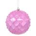 Etta Avenue™ Shiny Diamond Bauble Christmas Ornament Plastic in Pink | 4.75 H x 4.75 W x 4.75 D in | Wayfair 3193F8DF35644A0390EAFBAEBD9F1B07