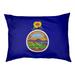 Tucker Murphy Pet™ Burien Kansas Flag Designer Pillow Fleece, Polyester | 14 H x 42.5 W x 32.5 D in | Wayfair 141881EB781E4C82BD40FB96BD6A7315