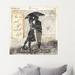 Ophelia & Co. Romance in the Rain II Personalized Wall Decal Canvas/Fabric in Black | 30 H x 30 W in | Wayfair FB333E7AE23B4AD9AFCE350A21139A3C
