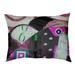 Tucker Murphy Pet™ Carlile Embrace Dog Pillow Polyester/Fleece in Pink/Black | 7.1 H x 52 W x 42 D in | Wayfair F7C2DA9181C047EB870490173320B962