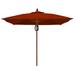 Arlmont & Co. Maria 7.5' Square Market Umbrella Metal in Orange | Wayfair 61969DE027764681BB95B8433071E125