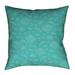 Latitude Run® Avicia Outdoor Throw Pillow Polyester/Polyfill blend in Green/Blue | 18 H x 18 W x 9.5 D in | Wayfair