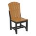Ebern Designs Rollox Adirondack Bar Height Patio Dining Chair Plastic/Resin in Black | 47.25 H x 20.25 W x 24.25 D in | Wayfair