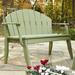 Latitude Run® Boganville Garden Outdoor Bench Wood/Natural Hardwoods in Red | 36.75 H x 41 W x 24 D in | Wayfair DF7BDCE61EA54F8E86573531275FE877