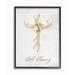 Isabelle & Max™ Shuman Floral Antler Cross Little Blessing Wall Décor Wood in Brown | 30 H x 24 W x 1.5 D in | Wayfair