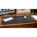 Ebern Designs Bramfield Top-Rail Desk Pad Leather in Black | 0.5 H x 34 W x 20 D in | Wayfair C8099DA1AEF344659EAB7D5DEDEC0DF5