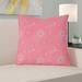 Latitude Run® Avicia Throw Pillow Polyester/Polyfill blend in Pink | 16 H x 16 W x 3 D in | Wayfair D32FDBFCACF84FB885189D1C9CC9654D