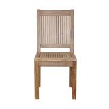 Arlmont & Co. Bulwell Teak Patio Dining Chair Wood in Brown | 36 H x 17 W x 21.5 D in | Wayfair 7BB5953966824575996E76B3F6C915E2