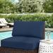 Sol 72 Outdoor™ Waterbury Outdoor Cushion Cover Acrylic in Blue/Brown | 6 H in | Wayfair 1B72714900354F40B0768695F4092DD5