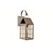 Union Rustic Camille 1-Light Outdoor Wall Lantern Brass in Yellow | 16.75 H x 5.75 W x 8.75 D in | Wayfair ACF35BE7EE8B4C77A70113CB58083345