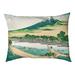 Tucker Murphy Pet™ Burkart Shore of Tago Bay Dog Pillow/Classic Polyester/Fleece in Green | 17 H x 42 W in | Wayfair