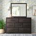 Red Barrel Studio® 58" Wide 7 - Drawer Dresser w/ Mirror Wood in Brown | 72 H x 58 W x 16 D in | Wayfair 9C7BBFC7A95849F3ADB2F76F8A04C158