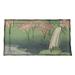 World Menagerie Macintyre Chiyogaike Pond Envelope Sham Polyester in Green/Indigo | 23 H x 31 W in | Wayfair F8C613ECD13E43EEB05C2E9C7DE9B6DC