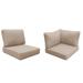 Lark Manor™ Indoor/Outdoor Cushion Cover Acrylic in Green/Blue | 6 H in | Wayfair CK-CAPECOD-05b-ARUBA