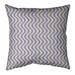 Latitude Run® Avicia Wavy Stripe Indoor/Outdoor Throw Pillow Polyester/Polyfill blend in Gray/Blue/Yellow | 18 H x 18 W x 9.5 D in | Wayfair