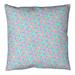 Ebern Designs Leffel Trapezoids Floor Pillow Polyester/Polyfill blend in Pink/Green/Blue | 28 H x 28 W x 9.5 D in | Wayfair