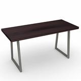 The Twillery Co.® Barwick Bar Height Solid Wood Dining Table Wood/Metal in Brown | 42 H x 60 W x 30 D in | Wayfair 9EF4743DCC6A4B8699ED2B1665B4FA25